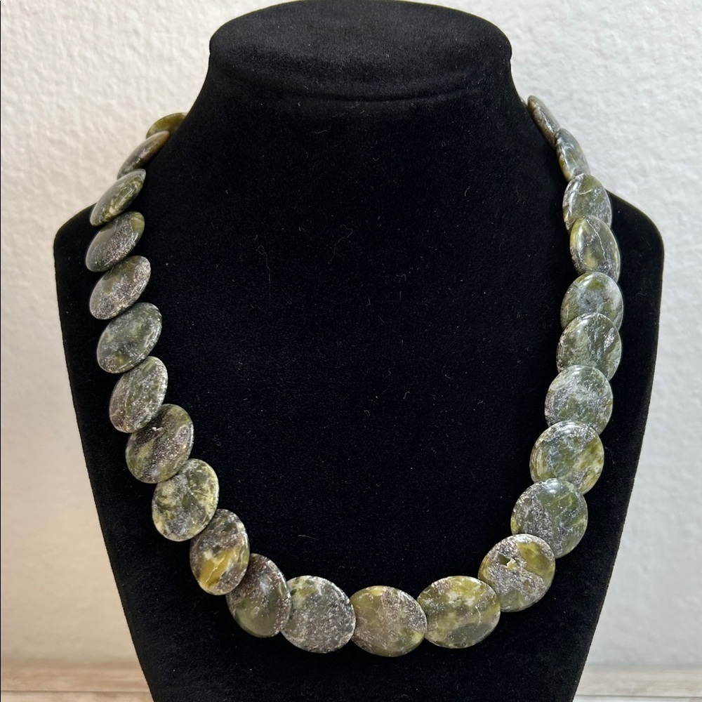 JC Walsh Green Connemara Marble “Luck of the Irish”Necklace